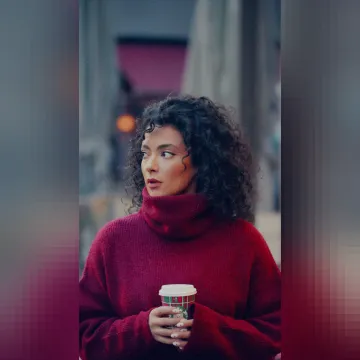 Bordo Balıkçı Yaka Triko