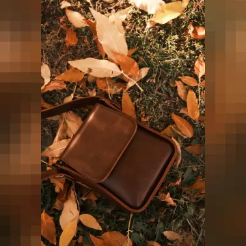 Taba Deri Omuz Çantası